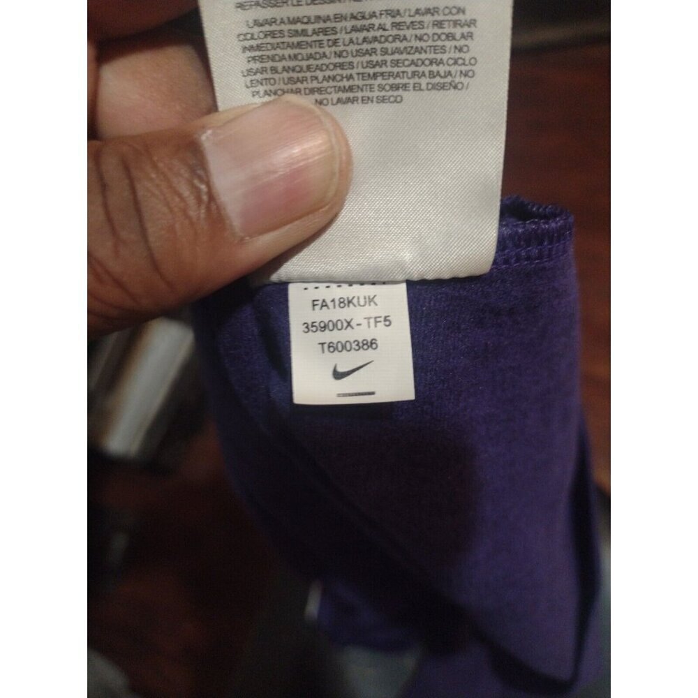 NEW Men's Nike TCU Horn Frogs 1/4 Zip Pullover Sweatshirt Small S Purple NWT - Picture 12 of 14